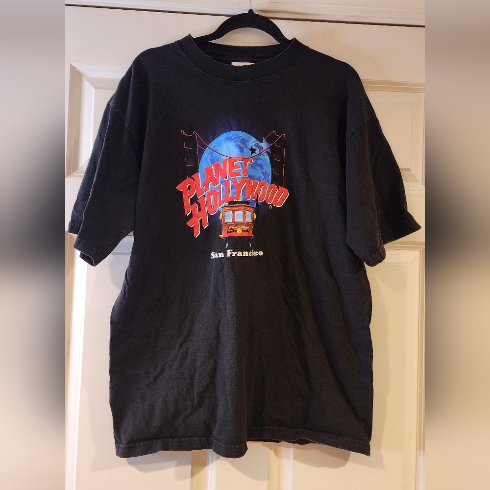 Planet Hollywood San Francisco Vintage Black T-Shirt L